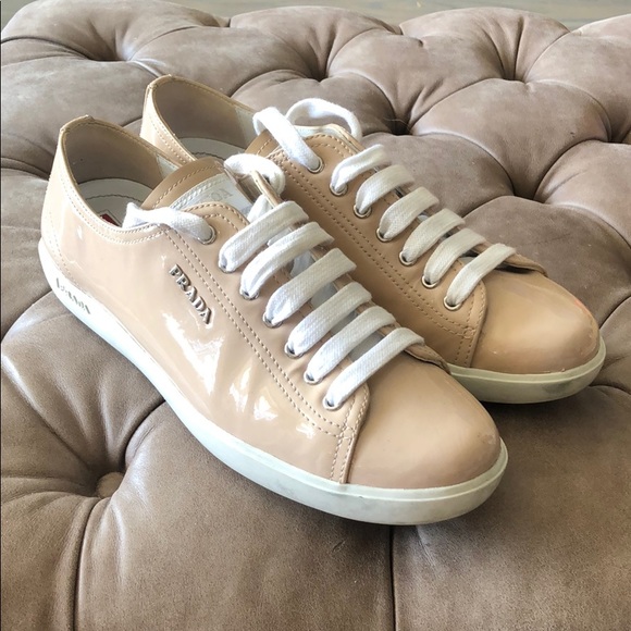 prada sneakers beige